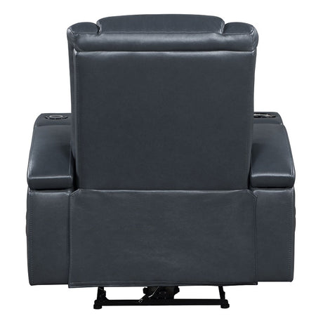 Alair Black Recliner - Ornate Home
