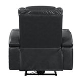Alair Dark Gray Recliner - Ornate Home