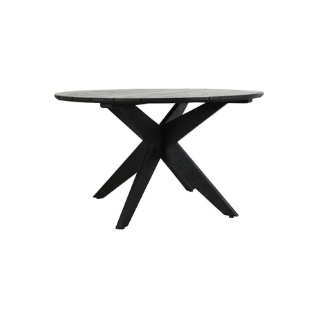 Alameda Black Outdoor Round Dining Table - Ornate Home