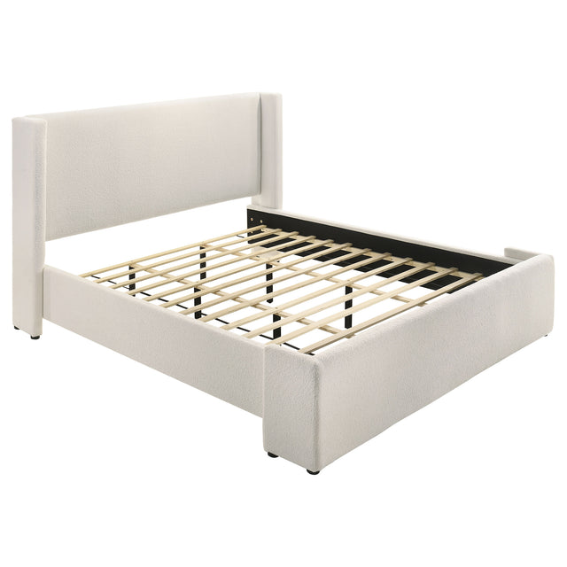 Alamosa White E King Bed - Ornate Home