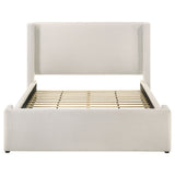 Alamosa White Queen Upholstered Panel Bed - Ornate Home
