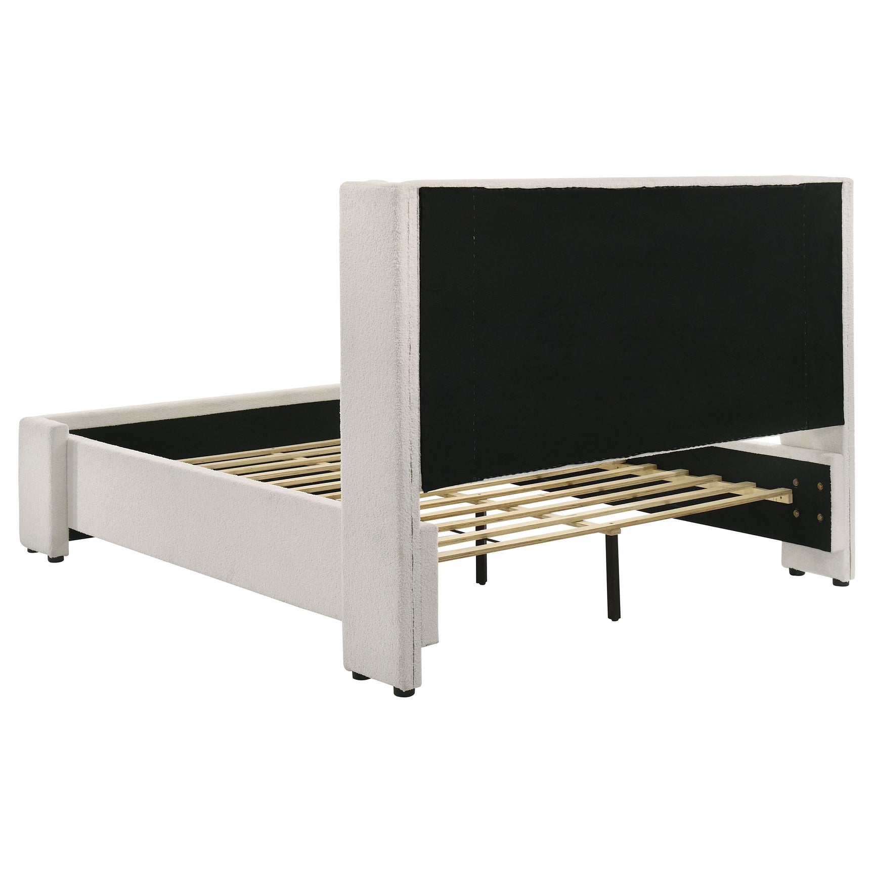 Alamosa White Queen Upholstered Panel Bed - Ornate Home