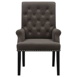 Alana Brown Arm Chair - Ornate Home