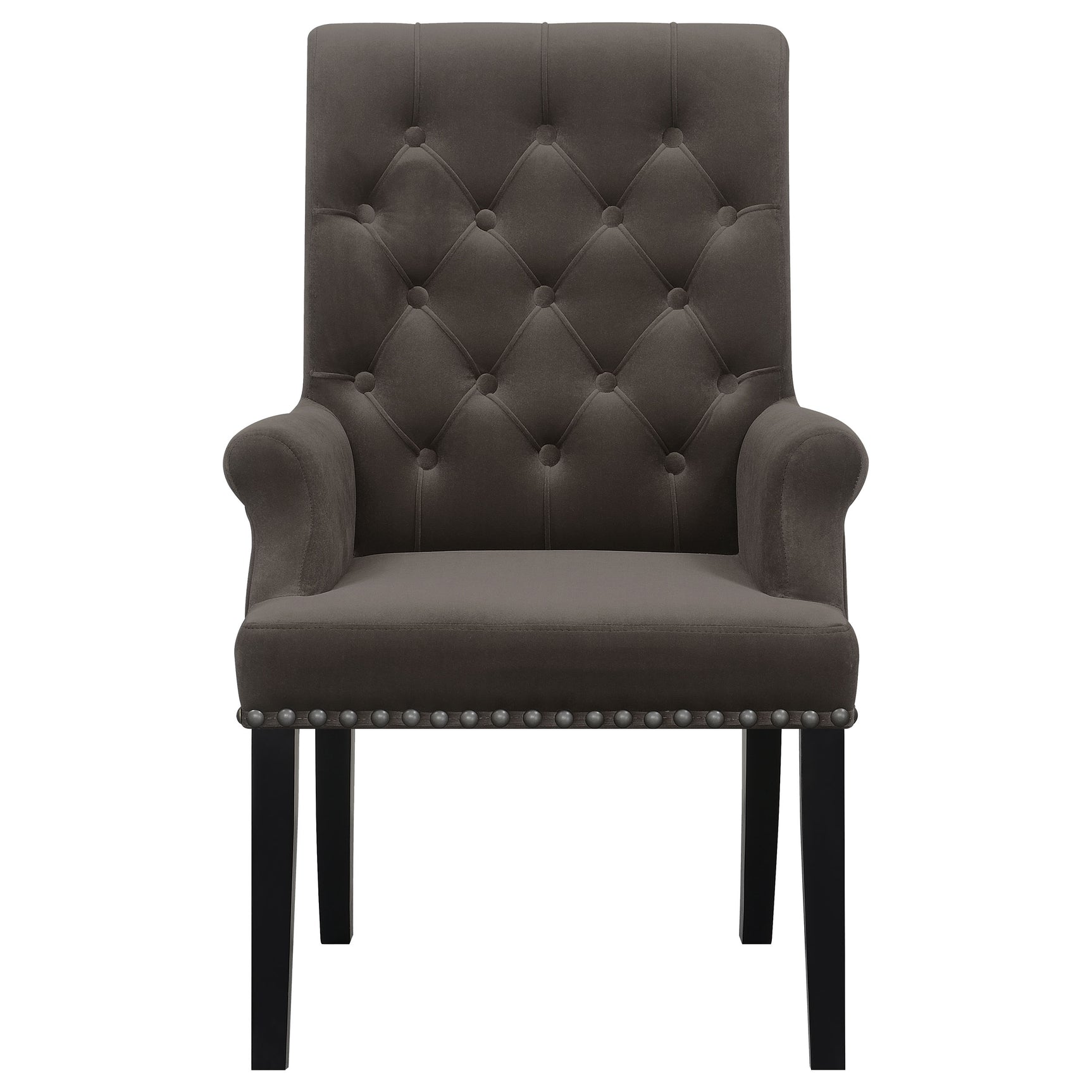 Alana Brown Arm Chair - Ornate Home