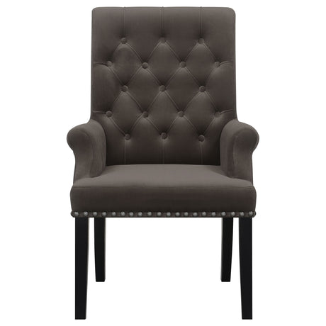 Alana Brown Arm Chair - Ornate Home