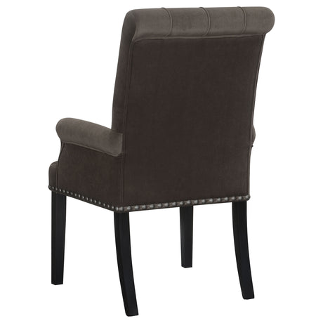 Alana Brown Arm Chair - Ornate Home