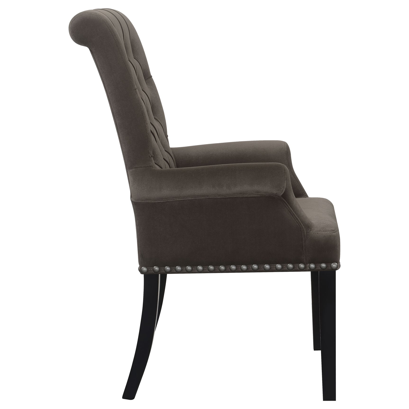 Alana Brown Arm Chair - Ornate Home