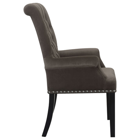 Alana Brown Arm Chair - Ornate Home