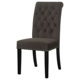 Alana Brown Side Chair (Set of 2) - Ornate Home