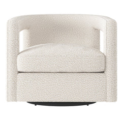 Alana Gray Swivel Chair Without Nails - Ornate Home