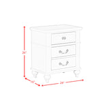 Alana White 4-Piece Full Platform Bedroom Set with Storage Trundle - Ornate Home
