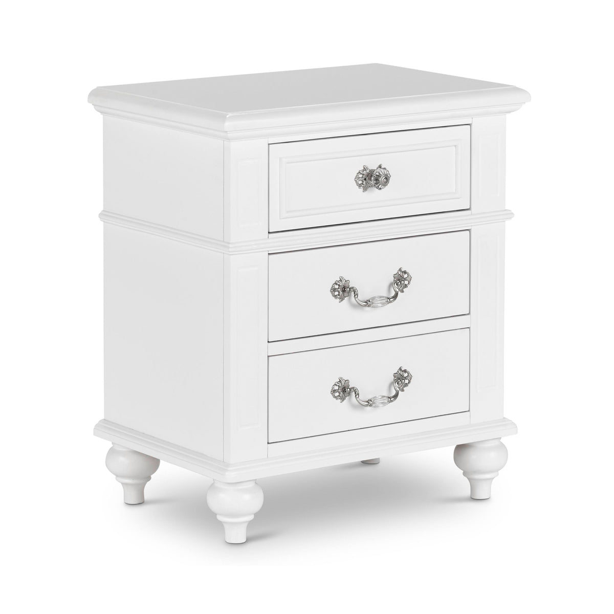 Alana White 4-Piece Twin Platform Bedroom Set - Ornate Home