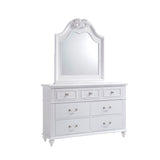 Alana White 5-Piece Full Platform Bedroom Set - Ornate Home