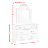 Alana White 5-Piece Full Platform Bedroom Set with Storage Trundle - Ornate Home