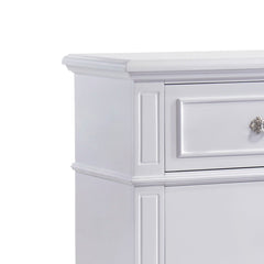 Alana White Dresser & Mirror Set - Ornate Home