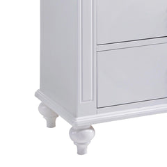 Alana White Dresser & Mirror Set - Ornate Home