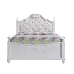 Alana White Full Platform Bed - Ornate Home