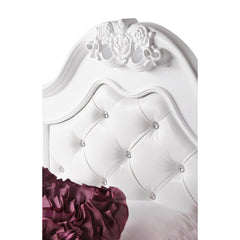Alana White Full Platform Bed with Storage Trundle - Ornate Home