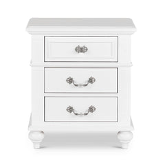 Alana White Nightstand - Ornate Home