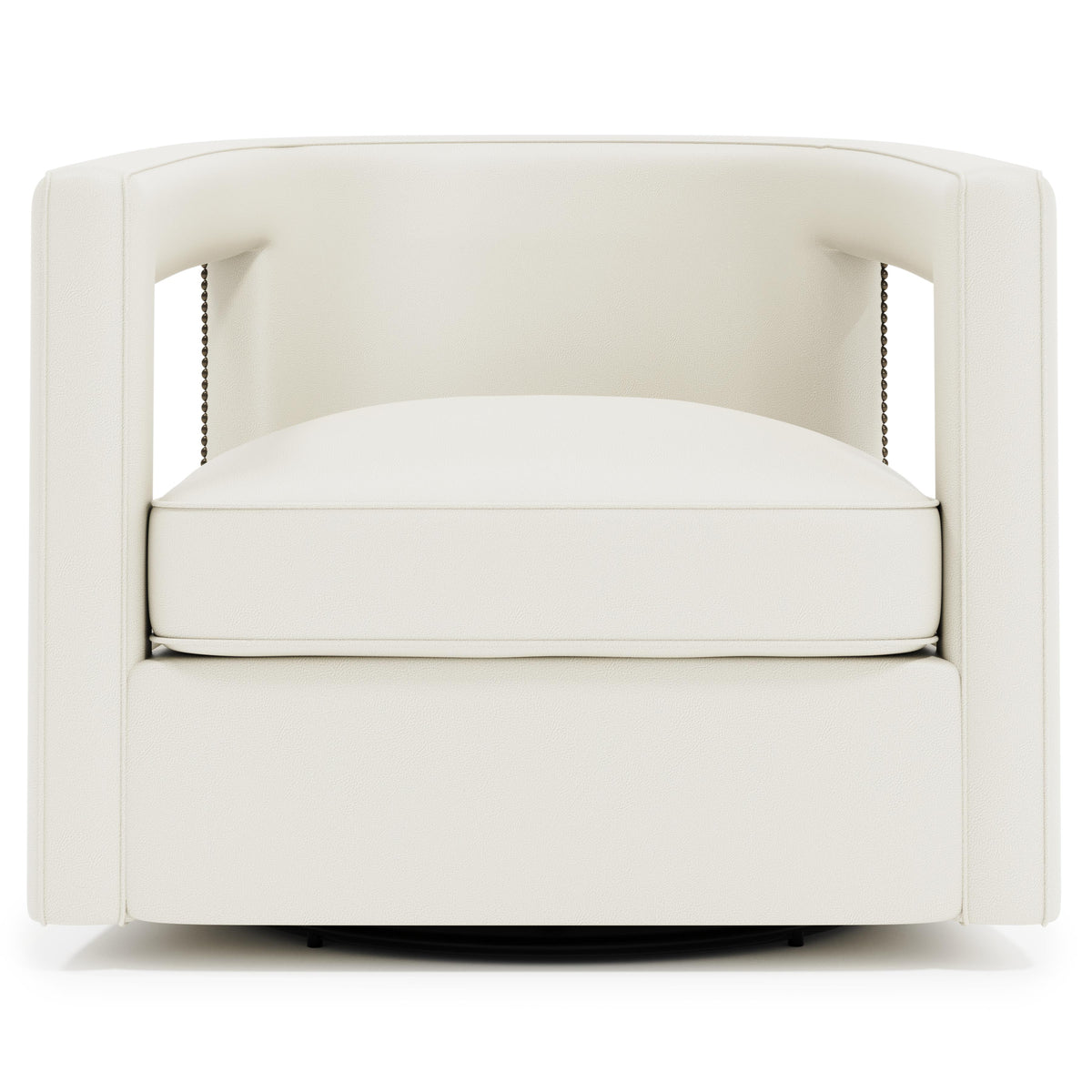 Alana White Swivel Chair - Ornate Home