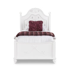 Alana White Twin Platform Bed - Ornate Home