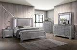 Alanis Light Gray 5 Pc. Queen Bedroom Set w/ 2NS - Ornate Home