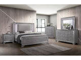 Alanis Light Gray 5 Pc. Queen Bedroom Set w/ Chest - Ornate Home