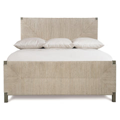 Alannis Rustic Grey King Panel Bed - Ornate Home