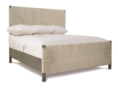 Alannis Rustic Grey/Light grey Panel King Bed - Ornate Home