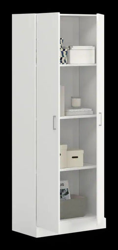 Alara White 24"W Storage Cabinet - Ornate Home