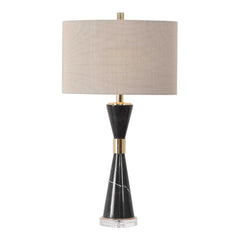 Alastair Black Marble Table Lamp - Ornate Home