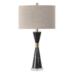 Alastair Black Marble Table Lamp - Ornate Home