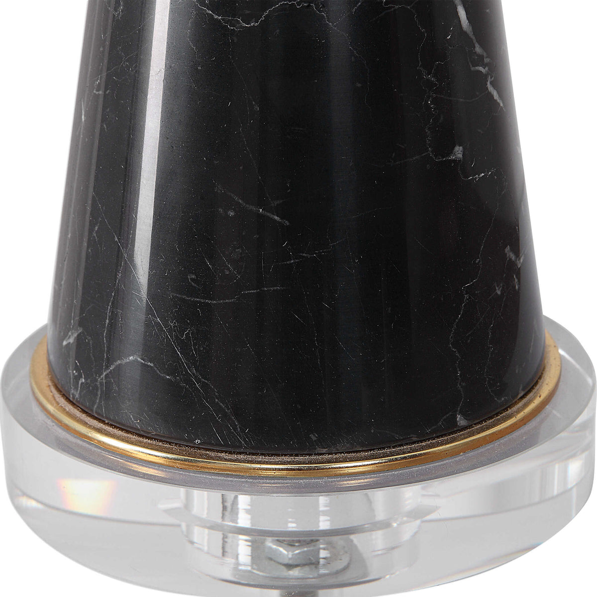 Alastair Black Marble Table Lamp - Ornate Home