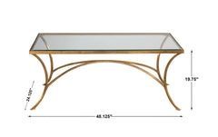Alayna Gold Coffee Table - Ornate Home