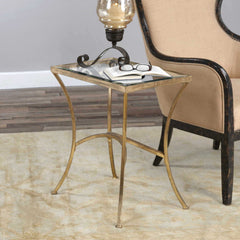 Alayna Gold End Table - Ornate Home