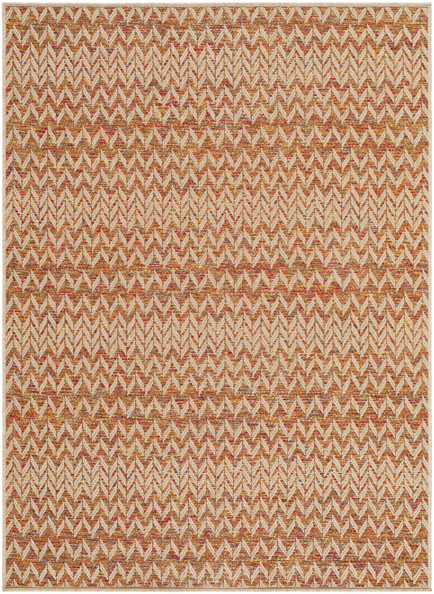 Alazne Burnt Orange Outdoor Area Rug - Ornate Home
