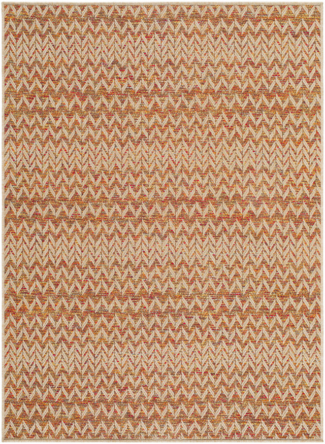 Alazne Burnt Orange Outdoor Area Rug - Ornate Home