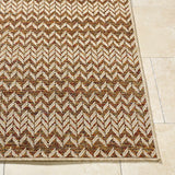 Alazne Burnt Orange Outdoor Area Rug - Ornate Home