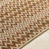 Alazne Burnt Orange Outdoor Area Rug - Ornate Home