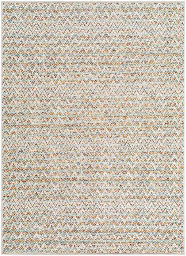 Alazne Ivory Outdoor Area Rug - Ornate Home