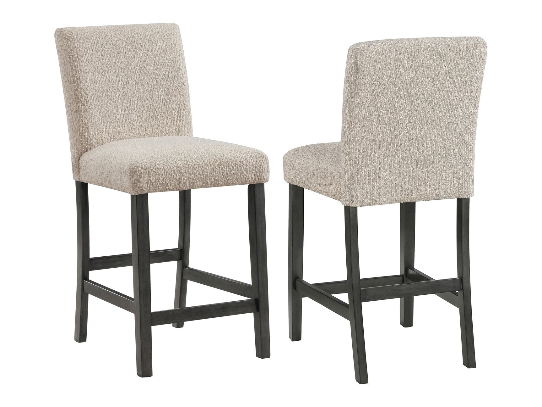 Alba Beige Counter Height Chair (Set of 2) - Ornate Home