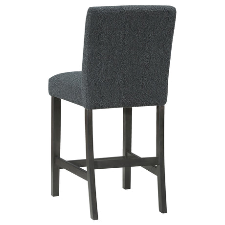 Alba Black Counter Height Chair (Set of 2) - Ornate Home