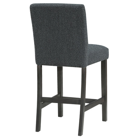 Alba Black Counter Height Chair (Set of 2) - Ornate Home
