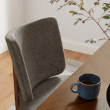Alba Taupe Armless Upholstered Dining Chairs (Set of 2) - Ornate Home