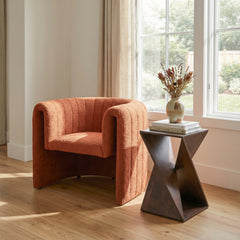 Alba Walnut Accent Table - Ornate Home