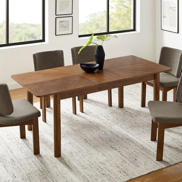 Alba Walnut Extendable Dining Table - Ornate Home