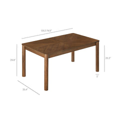 Alba Walnut Extendable Dining Table - Ornate Home