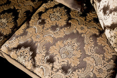 Albacete Champagne & Purple Velvet Chair - Ornate Home