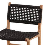 Albano Natural/Black Outdoor Dining Chair - Ornate Home
