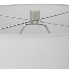 Albany White Farmhouse Table Lamp - Ornate Home